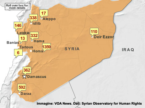 Siria, bilancio morti ONU supera 4000